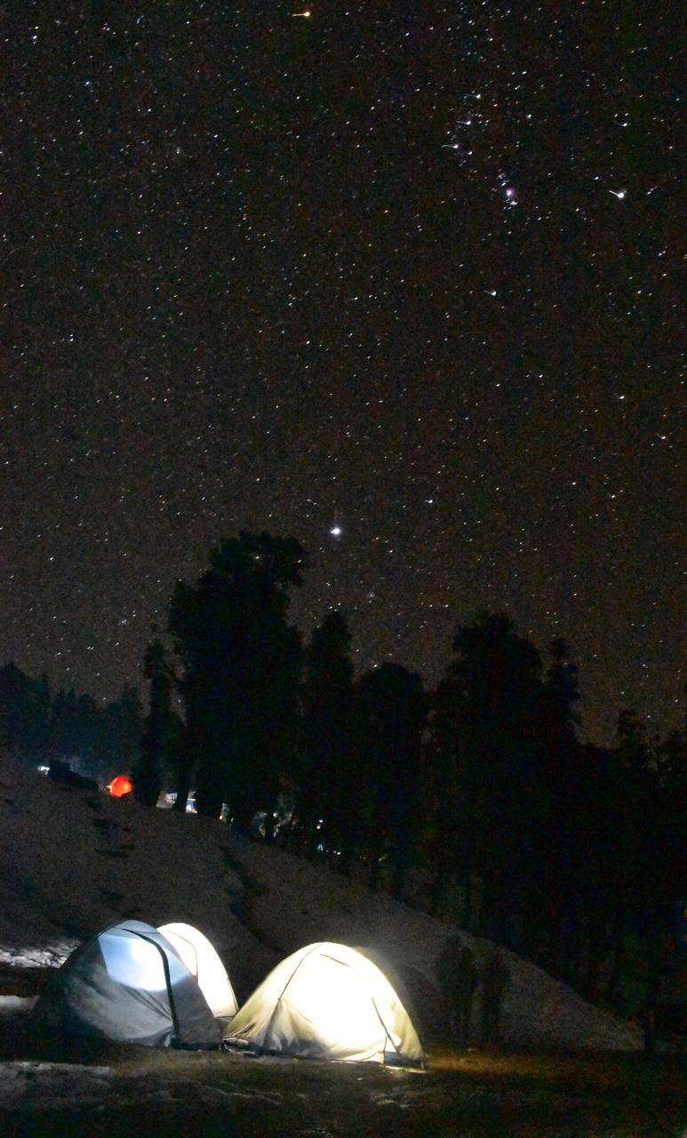 Alpine Thrills gallery — kedarkantha- night